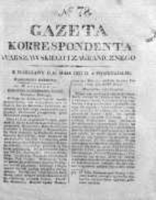 Gazeta Korrespondenta Warszawskiego i Zagranicznego 1825, Nr 78