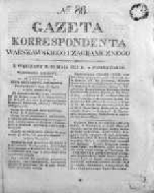 Gazeta Korrespondenta Warszawskiego i Zagranicznego 1825, Nr 86