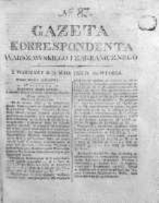 Gazeta Korrespondenta Warszawskiego i Zagranicznego 1825, Nr 87