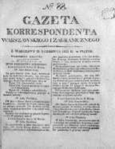 Gazeta Korrespondenta Warszawskiego i Zagranicznego 1825, Nr 88