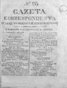 Gazeta Korrespondenta Warszawskiego i Zagranicznego 1825, Nr 93