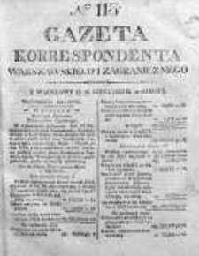Gazeta Korrespondenta Warszawskiego i Zagranicznego 1825, Nr 113