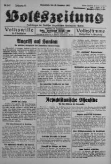 Volkszeitung 18 grudzień 1937 nr 347