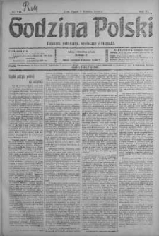 Godzina Polski : dziennik polityczny, społeczny i literacki 9 sierpień 1918 nr 216