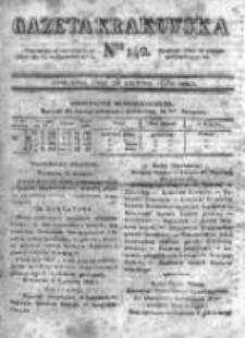 Gazeta Krakowska, 1830, nr 142