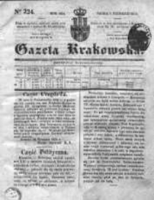 Gazeta Krakowska 1834, IV, Nr 224