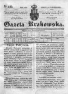 Gazeta Krakowska 1834, IV, Nr 233