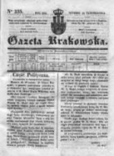 Gazeta Krakowska 1834, IV, Nr 235
