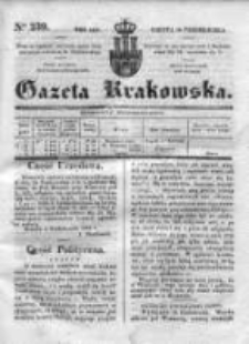 Gazeta Krakowska 1834, IV, Nr 239