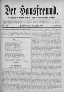 Der Hausfreund 16 kwiecień 1908 nr 16