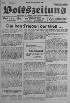 Volkszeitung 24 grudzień 1937 nr 353