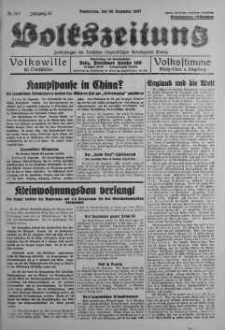 Volkszeitung 30 grudzień 1937 nr 357