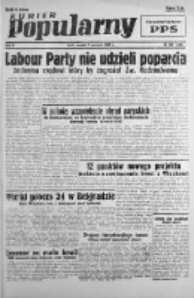Kurier Popularny. Organ Polskiej Partii Socjalistycznej 1946, II, Nr 159