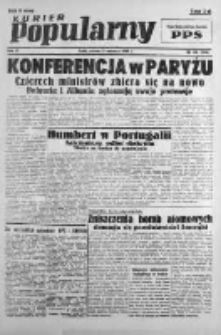 Kurier Popularny. Organ Polskiej Partii Socjalistycznej 1946, II, Nr 163