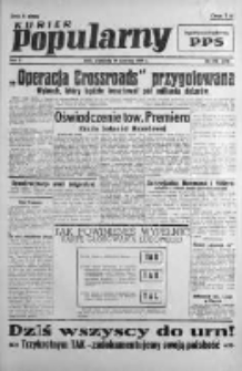 Kurier Popularny. Organ Polskiej Partii Socjalistycznej 1946, II, Nr 178