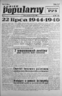 Kurier Popularny. Organ Polskiej Partii Socjalistycznej 1946, III, Nr 190