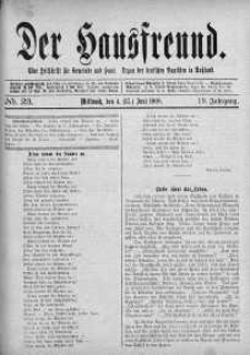Der Hausfreund 4 czerwiec 1908 nr 23