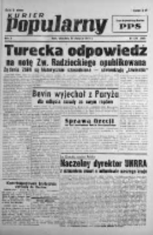 Kurier Popularny. Organ Polskiej Partii Socjalistycznej 1946, III, Nr 233