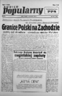 Kurier Popularny. Organ Polskiej Partii Socjalistycznej 1946, III, Nr 256
