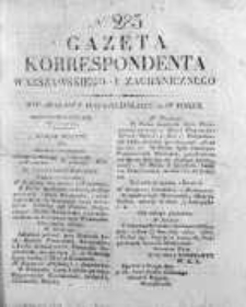 Gazeta Korrespondenta Warszawskiego i Zagranicznego 1827, Nr 285