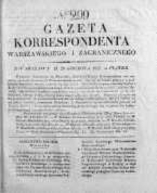 Gazeta Korrespondenta Warszawskiego i Zagranicznego 1827, Nr 299