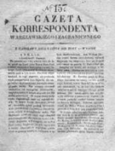 Gazeta Korrespondenta Warszawskiego i Zagranicznego 1828, Nr 157