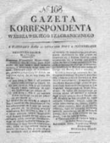 Gazeta Korrespondenta Warszawskiego i Zagranicznego 1828, Nr 168