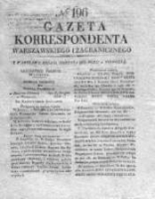 Gazeta Korrespondenta Warszawskiego i Zagranicznego 1828, Nr 196
