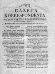 Gazeta Korrespondenta Warszawskiego i Zagranicznego 1828, Nr 211