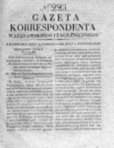 Gazeta Korrespondenta Warszawskiego i Zagranicznego 1828, Nr 226