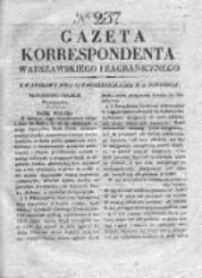 Gazeta Korrespondenta Warszawskiego i Zagranicznego 1828, Nr 237