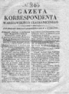 Gazeta Korrespondenta Warszawskiego i Zagranicznego 1828, Nr 243