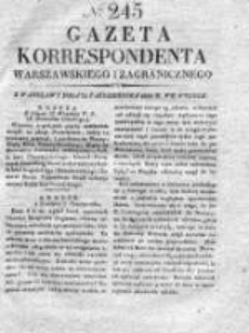 Gazeta Korrespondenta Warszawskiego i Zagranicznego 1828, Nr 245