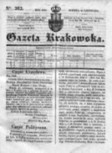 Gazeta Krakowska 1834, IV, Nr 262