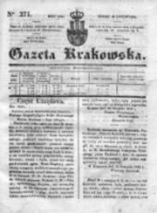 Gazeta Krakowska 1834, IV, Nr 271