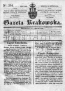 Gazeta Krakowska 1834, IV, Nr 274