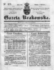 Gazeta Krakowska 1834, IV, Nr 277