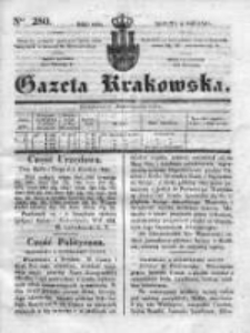 Gazeta Krakowska 1834, IV, Nr 280