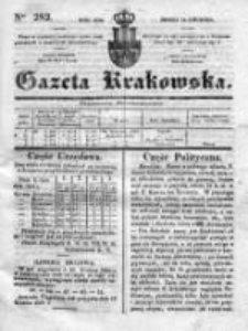 Gazeta Krakowska 1834, IV, Nr 282