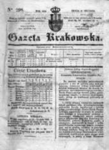 Gazeta Krakowska 1834, IV, Nr 298