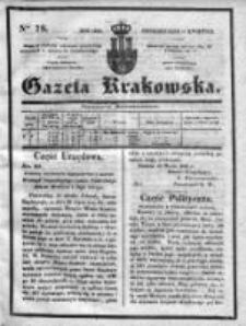 Gazeta Krakowska 1835, II, Nr 78