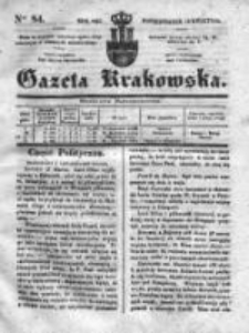 Gazeta Krakowska 1835, II, Nr 84