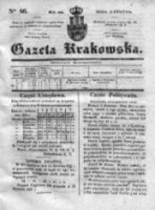 Gazeta Krakowska 1835, II, Nr 86