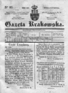 Gazeta Krakowska 1835, II, Nr 97