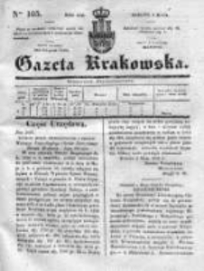 Gazeta Krakowska 1835, II, Nr 105