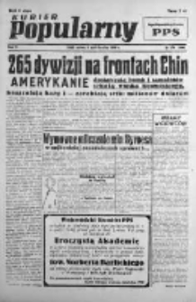 Kurier Popularny. Organ Polskiej Partii Socjalistycznej 1946, IV, Nr 274