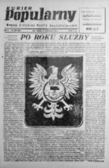 Kurier Popularny. Organ Polskiej Partii Socjalistycznej 1946, IV, Nr 296