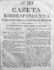 Gazeta Korrespondenta Warszawskiego i Zagranicznego 1825, Nr 119