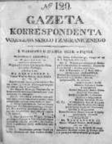 Gazeta Korrespondenta Warszawskiego i Zagranicznego 1825, Nr 120