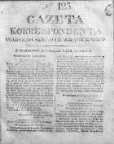 Gazeta Korrespondenta Warszawskiego i Zagranicznego 1825, Nr 125